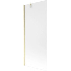 Mexen Next душ параван 1-крилен 80 x 150 cm, матиран, златист четкан - 895-080-000-00-30-55 (895-080-000-00-30-55)