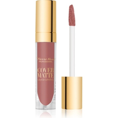 Pierre René Cover Matte matná tekutá rtěnka 02 Vintage Rose 5 ml