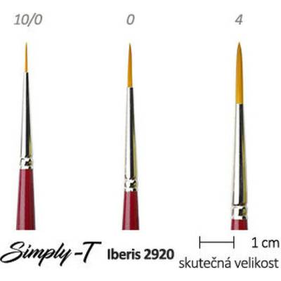 Linkovací štetec Liner Iberis, syntetické štetiny, krátka rukoväť