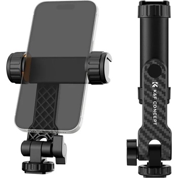 K&F Concept Държач за телефон с 2 Cold shoe MS12