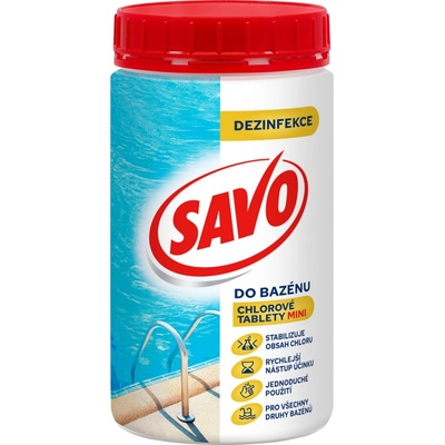 Savo Mini Chlórové tablety 800 g