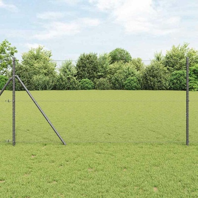 vidaXL Hexagonální oplocení Šedá 1,2 x 100 m PVC