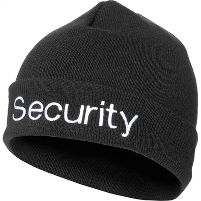 Čiapka SECURITY pletená Acryl čierna