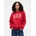 GAP Памучна тениска с логото на Gap GAP | Cherven | ЖЕНИ | XS