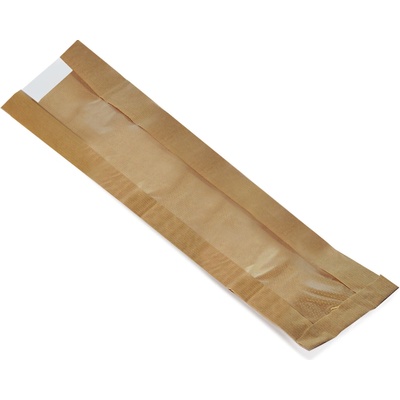 COpack - Papírové sáčky s okénkem - bagety ( 10+6 x 65 cm, ok. 4,5 cm) (1000 ks)