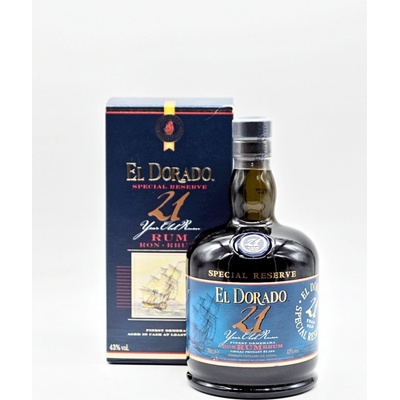 El Dorado 21y 43% 0,7 l (tuba)