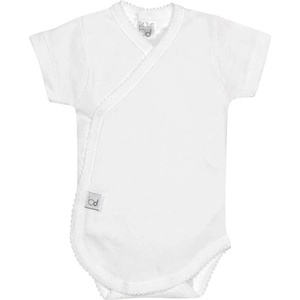 Bimbidreams Бебешко боди с къс ръкав Bimbidreams - Primera Puesta, 1-3 м, White (8499000904173) - baby
