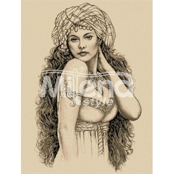 Milena Style Мавританка - гоблен със схема конци dmc 1: 1