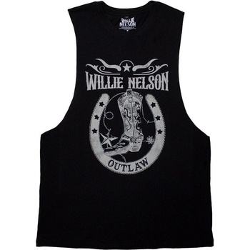 Willie Nelson Риза Outlaw Vest Unisex Black 2XL (WNVEST15MB05)