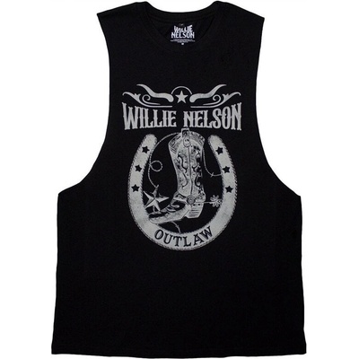 Willie Nelson Outlaw Vest Black 2XL Риза (WNVEST15MB05)