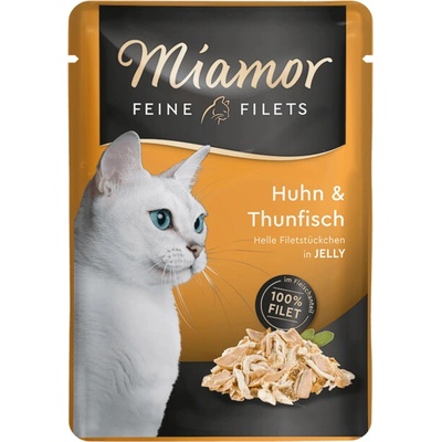Miamor Cat Filet kuracie tuňák v želé 100 g
