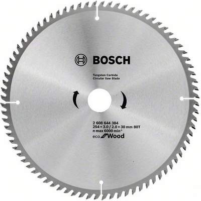 BOSCH Pílový kotúč Eco for Wood, 254 mm 2608644384
