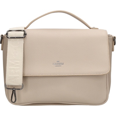 Charm London Elegantní dámská kabelka Mulberry béžová