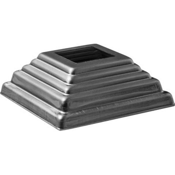 PSG Rozeta pre kovaný plot, bránu, zábradlie a mreže 44.150, 80x80 x 30 mm, otvor 25 x 25 mm