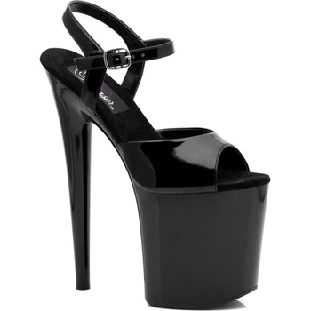 Image 1 of Pleaser USA Pleaser Flamingo-809 Blk Pat/Blk 44