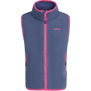 Kamik Детски поларен елек Kamik Kid's Dawn Fleece vest - Slate / Pinky - размер 128 (EU) (703-5355-0813)