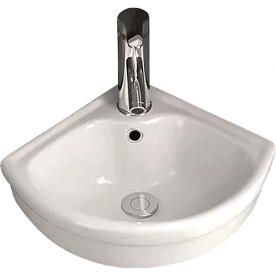 Inter Ceramic УМИВАЛНИК ЪГЛОВ icc4545 30х12х30 С ОТВОР (icc4545)