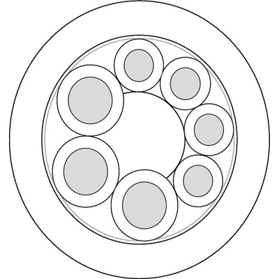 Lapp 7038882/500 senzorový SENSOR 3 x 1 mm² + 16 x 0.5 mm² černá 500m
