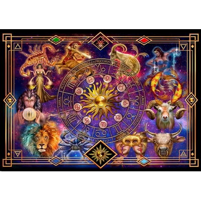 Wooden City - Puzzle Ciro Marchetti: Zodiac Montage - 4 000 piese