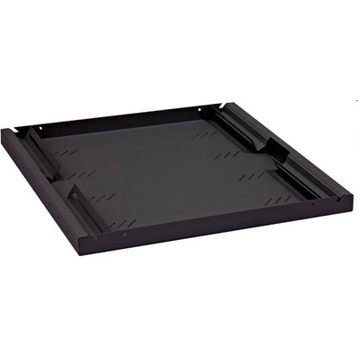 TRITON Police s perforací 19", 1U/550mm, nosnost 80kg, černá, RAB-UP-550-A4