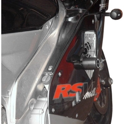 R&G Racing padací chrániče (horní) pro motocykly APRILIA RSV Mille ('98-'00), černé (pár)