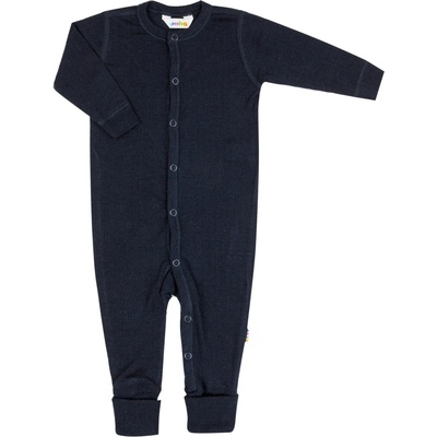 Joha Детски цял костюм Joha Kid's 581 Nightsuit 2-In-1 Foot Basic Overall - Navy - размер 60 (EU) (704-3601-0311)