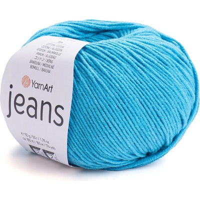 Yarn Art příze YarnArt Jeans 55 tyrkysová