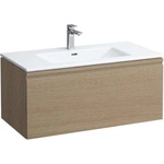 Laufen Pro S - Шкафче с умивалник, 120x53x50 см, 1 чекмедже, светъл дъб H8609684791041 (H8609684791041)