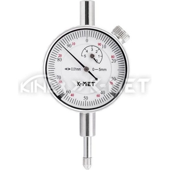 K-MET Индикаторен часовник с циферблат K-MET 1155-02-005 - 0-5 mm, 0.01 mm (1155-02-005)