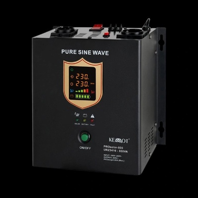Kemot Měnič napětí PROsolar-800 500W 12V Black