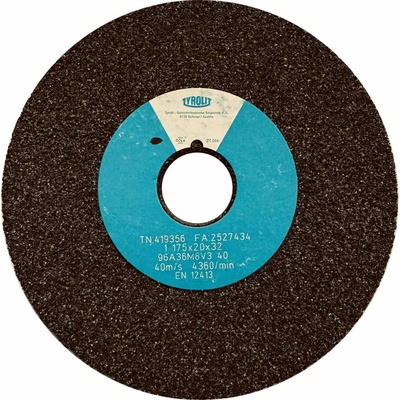 Tyrolit 96A36M8V40 Brúsny kotúč 175 x 20 x 32 mm 36 T419356