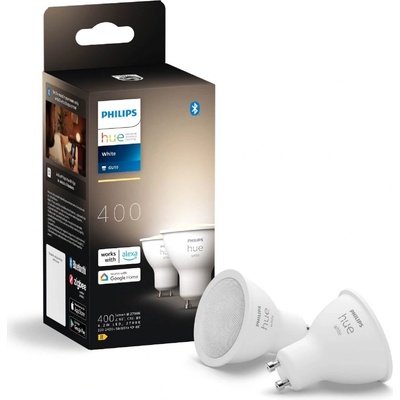 Hue sada 2x LED žárovka White GU10 4,2W 400lm 2700K CRI80 IP20
