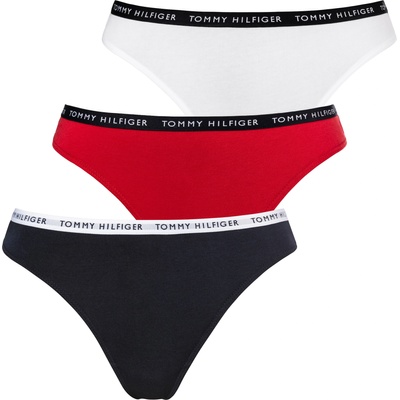 Tommy Hilfiger Underwear Стринг синьо, червено, бяло, размер XL