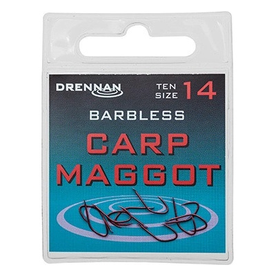 Drennan bez Protihrotu Carp Maggot Barbless veľ.18 10ks