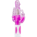 EasyToys Raving Rabbit - вибратор с 3 накрайника (розов)