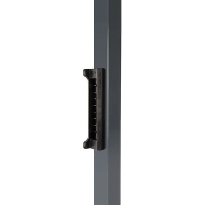 LOCINOX SFKP QF 40 - dorazová lišta pro zadlabací zámky , pro profil 40 mm, pro křídlové branky SFKPQF40