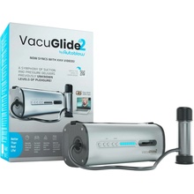 VacuGlide 2 - automatický luxusní síťový masturbátor pro muže stříbrný