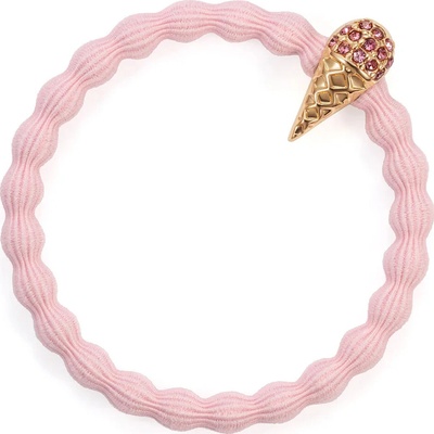 Gumička na vlasy By Eloise London Bling Charms Ice Cream barva Strawberry