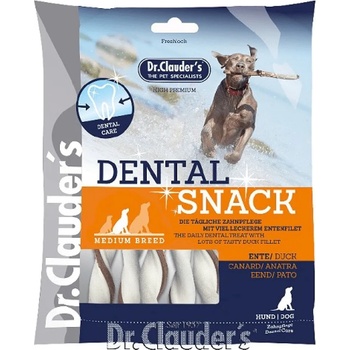 Dr.Clauder's - Dental Snack Ente/Duck - Medium breed - Дентално лакомство за кучета с патешко филе - 170 гр