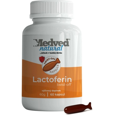 Medveď natural Lactoferin Twist-off 60 kapsúl