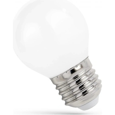 Wojnarowscy LED kulička E-27 230V 4W COG čip na skle teplá bílá 2700 3300K žluté světlo bílá