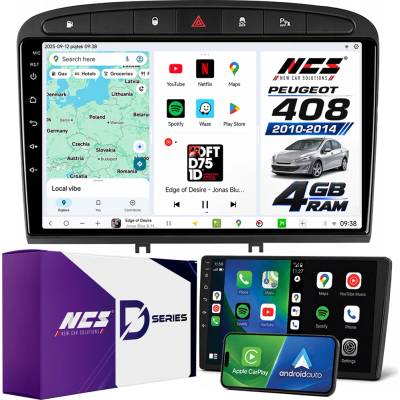 NCS D9 Peugeot 408 2010-2014 4GB