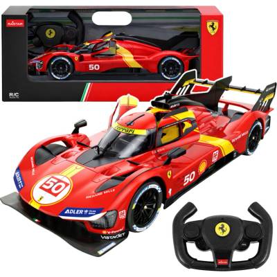 Rastar RC auto Ferrari 499P červené 1:24