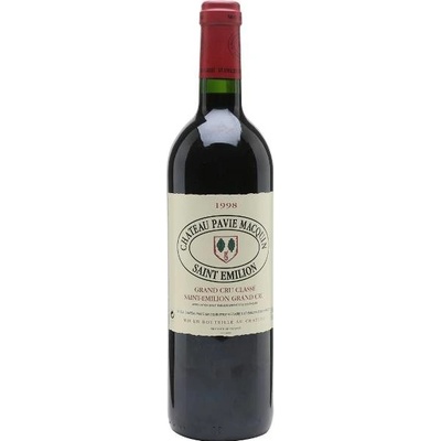 Château Pavie Macquin Cuvée suché červené 1998 13,5% 0,75 l (čistá fľaša)