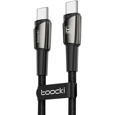 Toocki 054386 USB-C na USB-C, 140W, 1m, černý