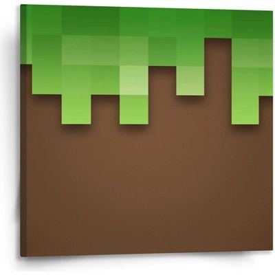 Sablio Obraz Green Blocks - 110x110 cm