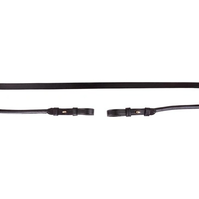 BR Otěže pákové kulatá kůže černé – Sleviste.cz