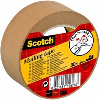 3M Scotch Papírová balicí páska 50 mm x 50 m