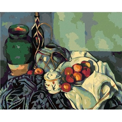 zuty Malování podle čísel Zátiší P. Cézanne 80 x 100 cm vypnuté plátno na rám