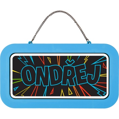 Neonová cedulka se jménem - Ondřej